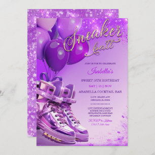Invitación Personalizado personalizado temática de Sneaker