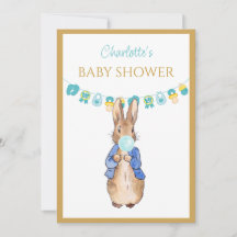 Personalizado Peter el conejo Baby Shower