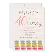 Personalizado pintado a mano de macarones francese