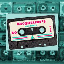 Personalizado Retro Ochenta Mezcla de Música 60 cu