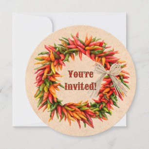 Invitación Personalizado Ristra Wreath del sudoest