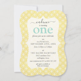 Invitación Personalizado Rústico Amarillo de la Casa de la Mo