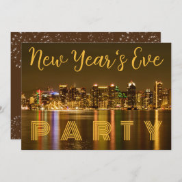 Invitación Personalizado San Diego NYE Fiesta