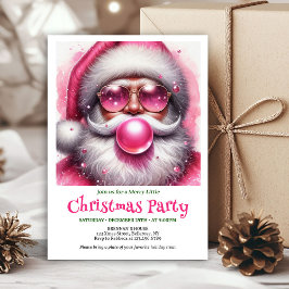 Invitación Personalizado Santa Rosa Bomba de Goma Divertida N