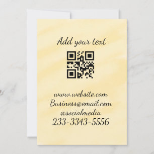 Invitación personalizado simple código QR agregar su nombre t