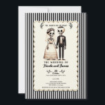 Invitación Personalizado Skeleton Bride   Groom Whimsical Bod<br><div class="desc">Personalizar como quieras.</div>