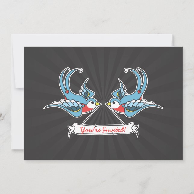 Invitación Personalizado Traga "¡Estás invitado!" (Anverso)