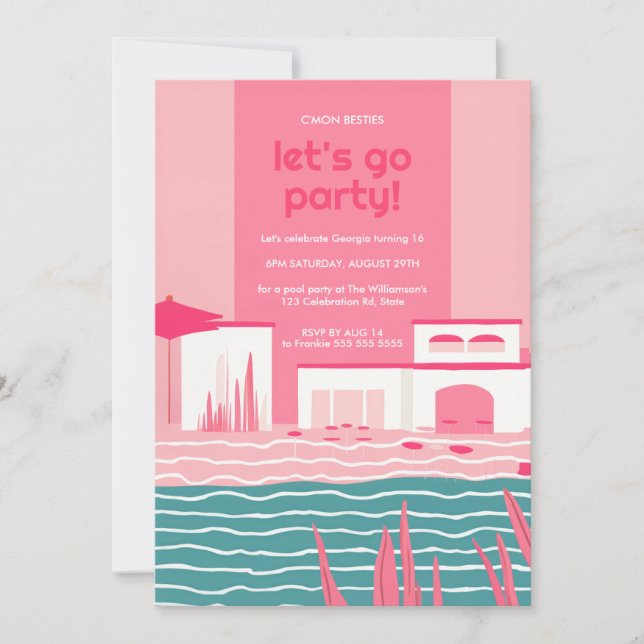 Invitación Personalizado V2 para Tathyana (Anverso)