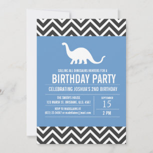Invitación Personalizados dinosaurios Fiesta de cumpleaños pa