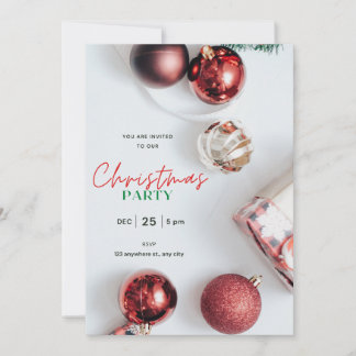 Invitación Personalizados Navidades Fiesta ¡Inviten!