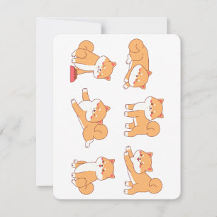 Invitación personalizados shiba inu