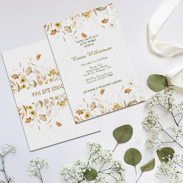 Invitación Personalizar de Botánicos Rústicos Ducha Bridal
