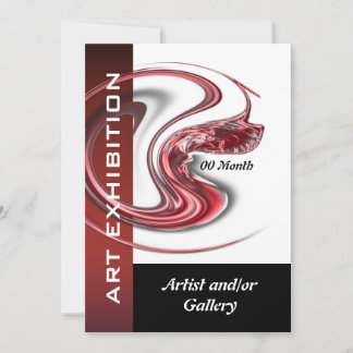 Invitación PERSONALIZAR de joyas de la galería de arte