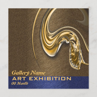 Invitación PERSONALIZAR de la abertura de la exposición de la