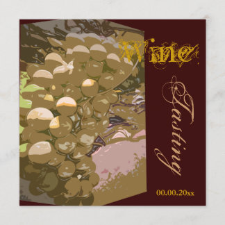 Invitación PERSONALIZAR del fiesta de la celebración del vino