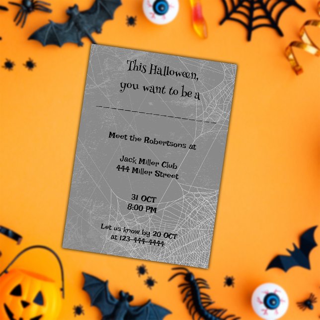 Invitación Personalizar divertido de Halloween (Subido por el creador)