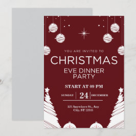Invitación personalizar fiesta de Navidad 