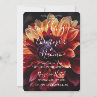 Invitación PERSONALIZAR: Flor Vibrante