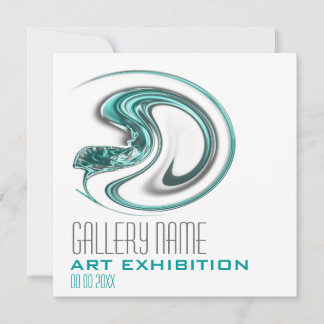 Invitación PERSONALIZAR inaugural de la exposición en la gale