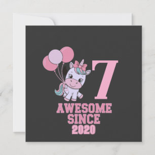 Invitación Personalizar mágico Chica de cumpleaños de Unicorn