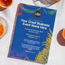 Invitación Personalizar negocio | Empresa de frutas tropicale