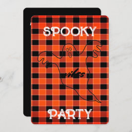 Invitación Personalizar SPOOKY VIBES Fall Halloween Party