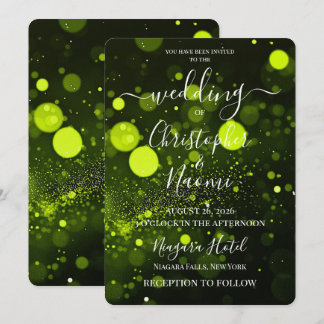 Invitación PERSONALIZAR: Tormenta de Bokeh personalizada