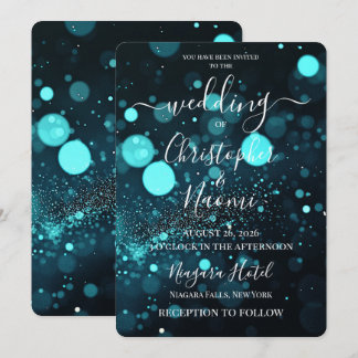 Invitación PERSONALIZAR: Tormenta de Bokeh personalizada