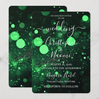 Invitación PERSONALIZAR: Tormenta de Bokeh personalizada