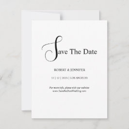Invitación Personalize save the date cards