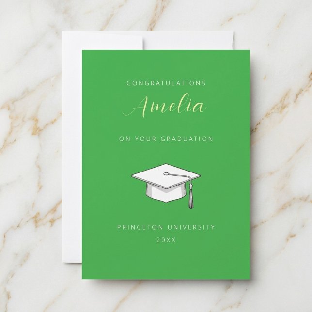 Invitación Personalized congratulations graduation card (Subido por el creador)