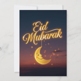 Invitación Personalized Eid Mubarak Greeting card