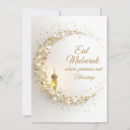 Invitación Personalized Eid Mubarak Greeting card
