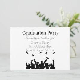 Invitación Personalized Graduation Custom Name and Class Year