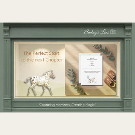 Invitación Personalized Miniature Horse Thank You Card