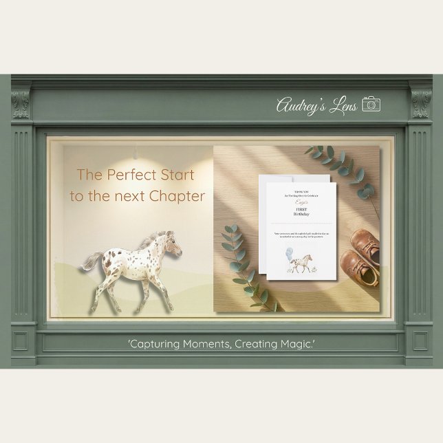 Invitación Personalized Miniature Horse Thank You Card (Subido por el creador)