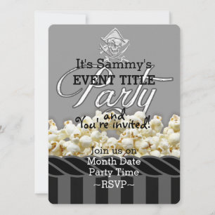 Invitación Personalized Pirate Party