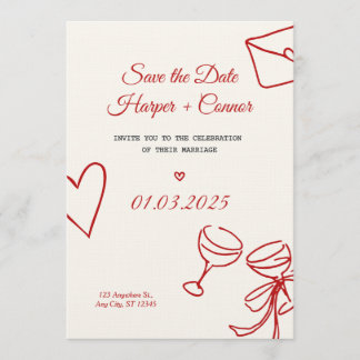 Invitación Personalized Wedding Invitation Card – Elegant