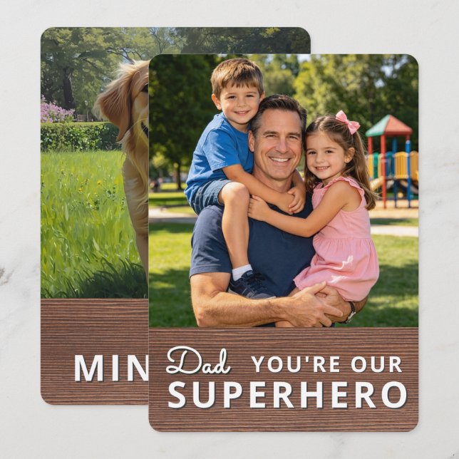 Invitación Personalized with 2 Photos and Text (Anverso / Reverso)