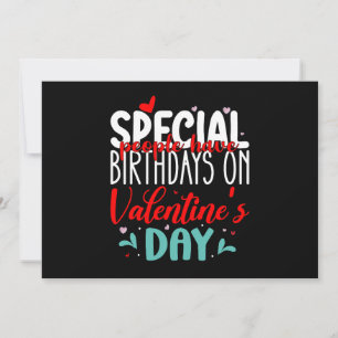 Invitación Personas Especiales Tienen Cumpleaños En El día de