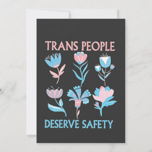 Invitación Personas trans merecen el mes del orgullo por la s