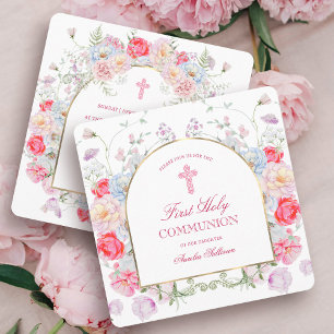 Invitación Personas y Rosas en la Plaza de la Primera Comunió