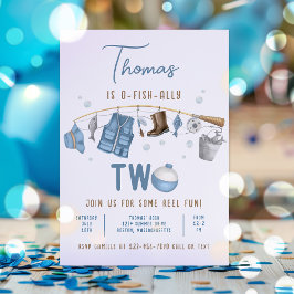 Invitación Pesca 2 cumpleaños O-Fish-Ally