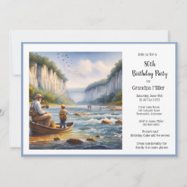 Invitación Pesca 50 cumpleaños 