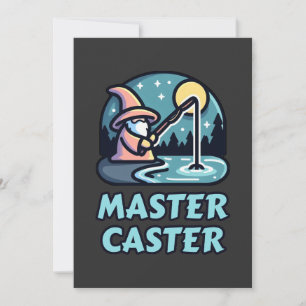 Invitación Pesca con fantasía de maestría