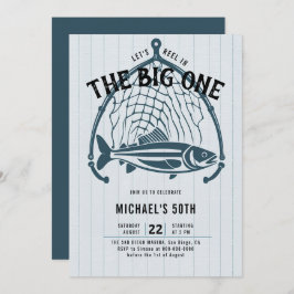 Invitación Pesca Neto de Pescado Elegante Hombres Casuales 50