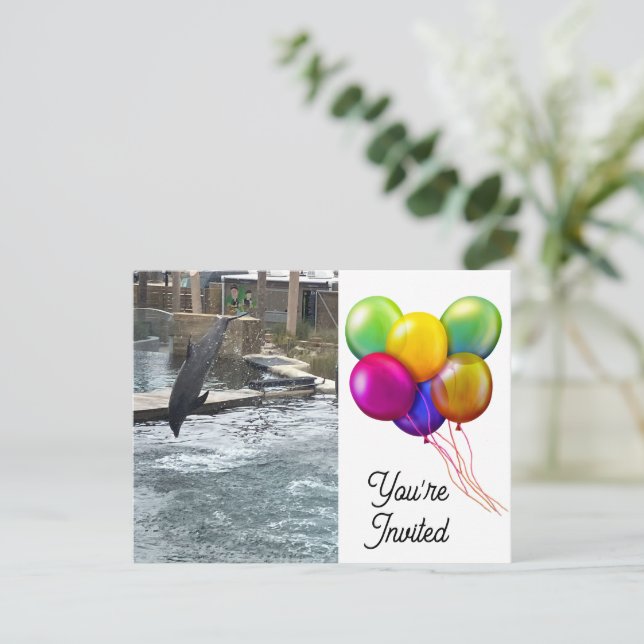 Invitación Pescado (Anverso de pie)