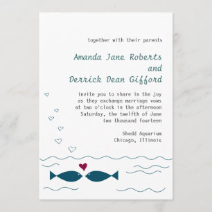 Invitación Pescado de amor