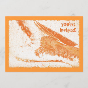 Invitación Pescado en el Fiesta de la playa