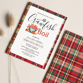 Invitación Pescado Fiesta de mariscos de mariscos